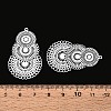 Spray Painted 430 Stainless Steel Pendants STAS-N121-01A-4