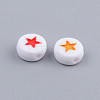 Opaque Acrylic Enamel Beads MACR-S273-34-3