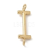 304 Stainless Steel Letter Connector Charms STAS-M108-01G-09-1