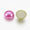 ABS Plastic Imitation Pearl Cabochons X-SACR-S738-12mm-M-2