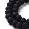 Glass Beads Strands EGLA-A034-P6mm-MD-M-4