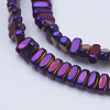 Electroplate Non-magnetic Synthetic Hematite Beads Strands G-J382-2x4x2mm-A05-2