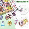 50Pcs 2-Hole Wood Buttons BUTT-CJC0004-02-3