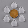 Transparent Frosted Acrylic Pendants MACR-S371-09A-701-3
