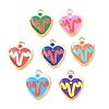 Printed Brass Pendants KK-CBA42CA-07G-1