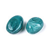 Oval Imitation Gemstone Acrylic Beads X-OACR-R052-09-2