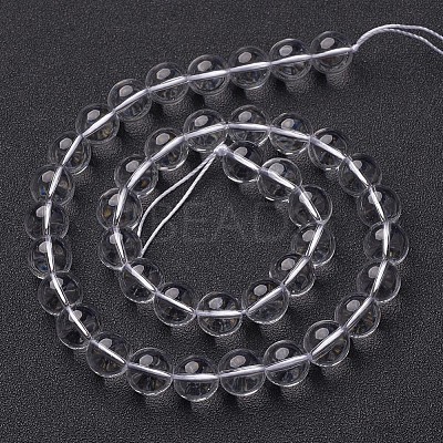 Synthetic Quartz Crystal Beads Strands X-GSR14mmA039-1-1