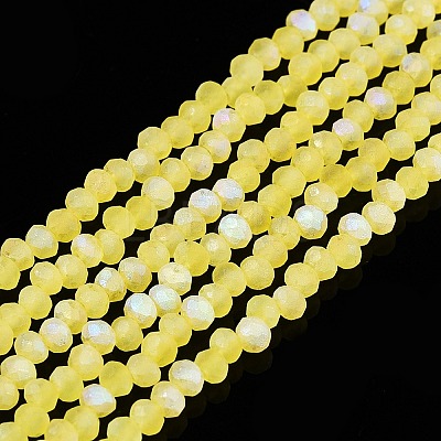 Transparent Glass Beads Strands LS-EGLA-A044-T1mm-MB29-1