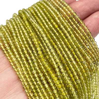 Natural Lemon Quartz(Heated) Beads Strands G-M438-A11-02-1