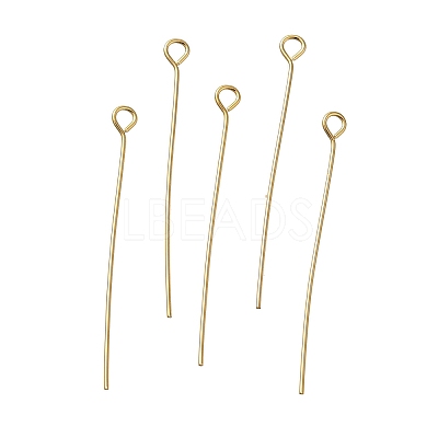 Brass Eye Pins KK-H502-02F-G-1