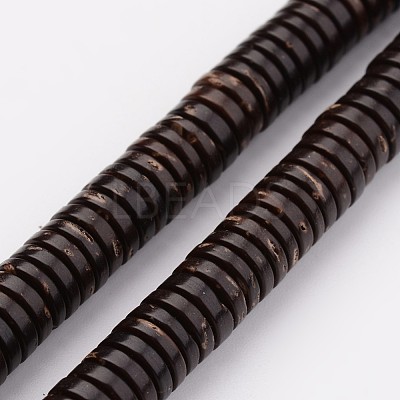 Natural Coconut Bead Strands X-BSHE-P021-23-6mm-1