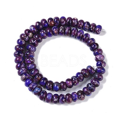 Dyed Synthetic Imperial Jasper Beads Strands G-P529-E01-A02-1