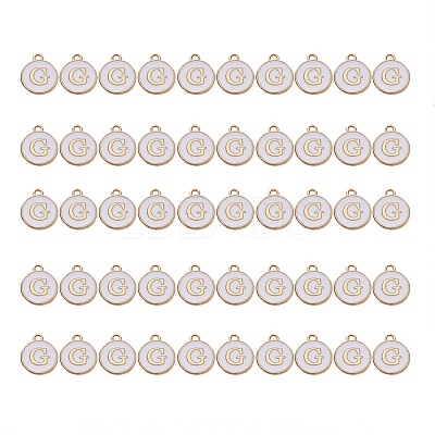 Golden Plated Alloy Charms ENAM-SZ0001-25A-G-1
