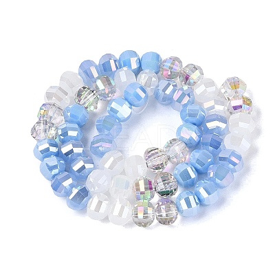 Electroplate Mixed Styles Glass Beads Strands EGLA-N022-14A-A09-1