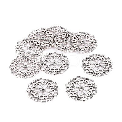 Tibetan Style Filigree Joiners Links TIBE-A11623-AS-LF-1