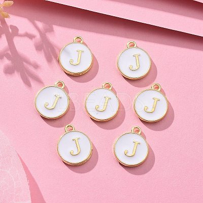 Golden Plated Alloy Charms LS-X-ENAM-S118-01J-1