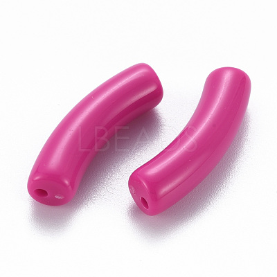 Opaque Acrylic Beads X-MACR-S372-002B-S006-1