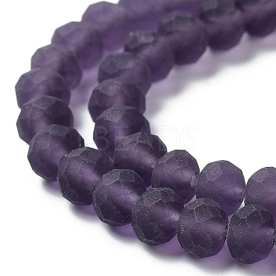 Transparent Glass Beads Strands EGLA-A034-T6mm-MD15-1