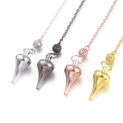 Brass Pointed Dowsing Pendulums KK-K239-03-1