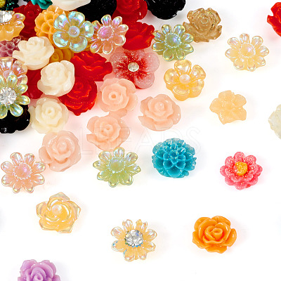 3 Bags Resin Cabochons RESI-TA0003-13A-1