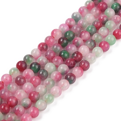 Natural White Jade Beads Strands G-B007-A01-1