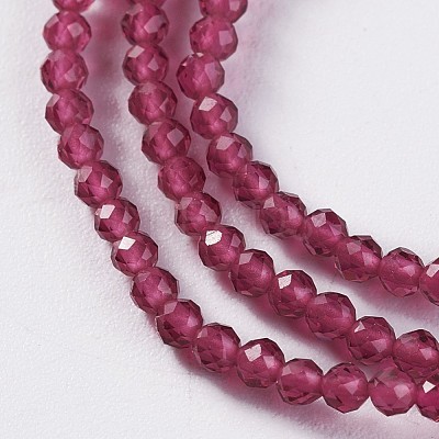 Glass Beads Strands EGLA-E057-02B-20-1