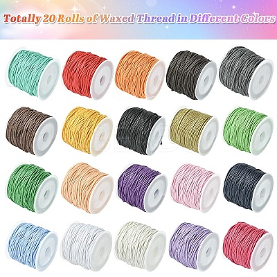 23M Round Waxed Cotton Cords YC-YW0001-15-1