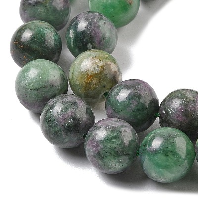 Natural Ruby in Zoisite Beads Strands G-R011-A02-01-1