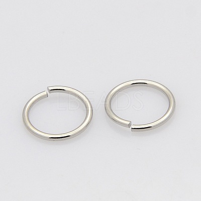 Tarnish Resistant 304 Stainless Steel Saw Cut Open Jump Rings Jump Rings STAS-N015-04-9x0.9mm-1