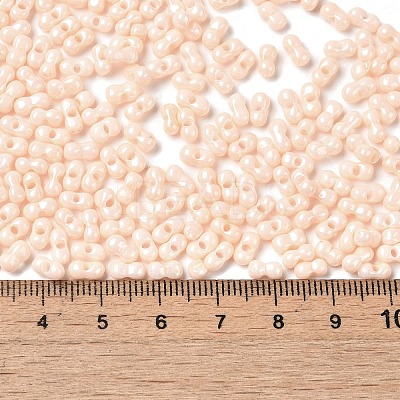Opaque Colours Luster Glass Seed Beads X1-SEED-B001-01A-04-1