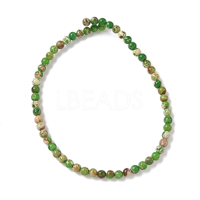 Dyed Natural Regalite/Imperial Jasper/Sea Sediment Jasper Beads Strands G-B124-C05-08-1