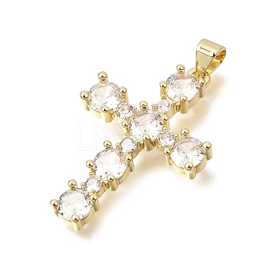 Brass Pave Cubic Zirconia Pendants CU-CBAE7DF-11G-B02-1