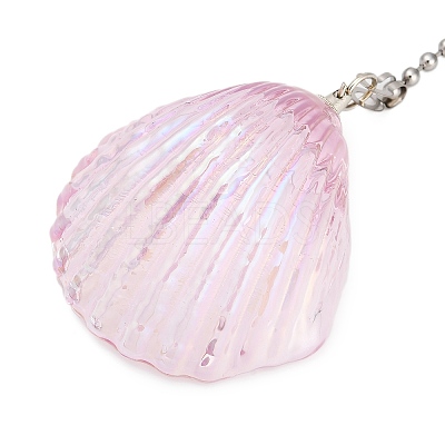Glass Charms Ceiling Fan Pull Chain Extenders HJEW-H064-01B-P-1