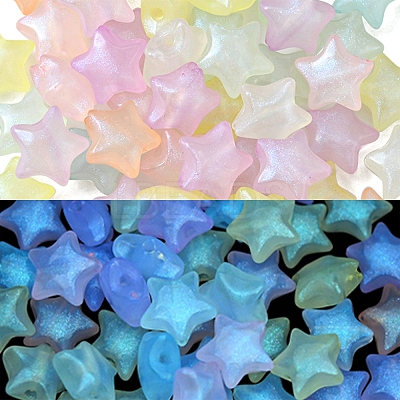 Luminous Acrylic Beads OACR-FS0001-39-1