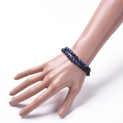 Stretch Bracelet Sets BJEW-JB05028-01-1