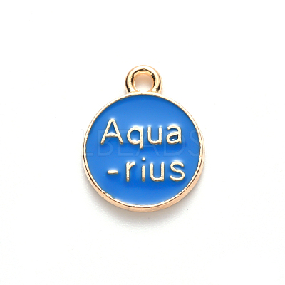 Alloy Enamel Pendants X-ENAM-S124-01B-02J-1