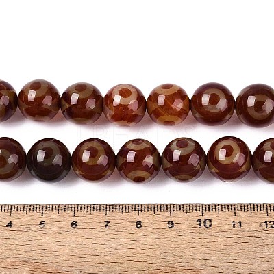 Tibetan Style dZi Agate Beads Strands G-N357-04A-02-1