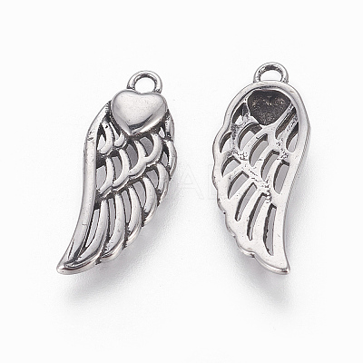 304 Stainless Steel Pendants X-STAS-P217-02AS-1