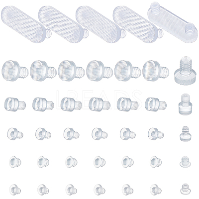 300Pcs 6 Styles Rubber Cabinet Bumper Anti Collision Pad DJEW-CA0001-08-1