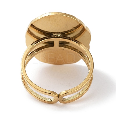 Ion Plating(IP) 304 Stainless Steel Ring RJEW-B059-12G-04-1