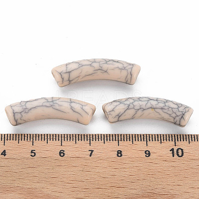 Opaque Crackle Acrylic Beads X-MACR-S372-002N-006-1