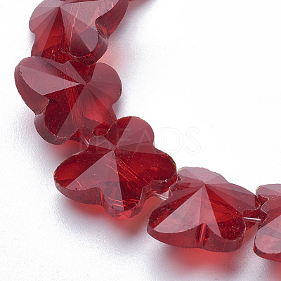 Transparent Glass Beads GLAA-Q066-14mm-B14-1