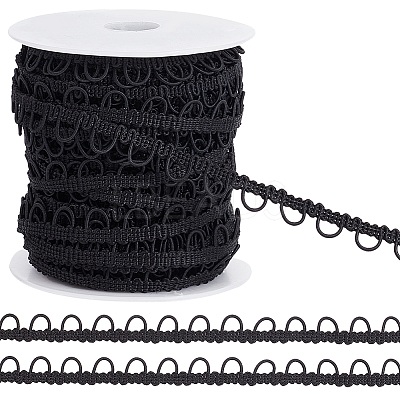 22.5 Yards Nylon Elastic Ribbons with Loops OCOR-BC0006-78-1