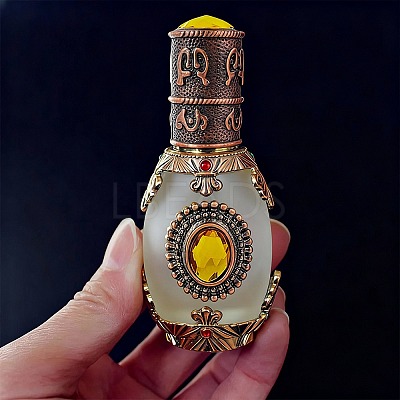 1Pc 15ML Retro Empty Glass Dropper Bottles AJEW-DJ0004-54-1