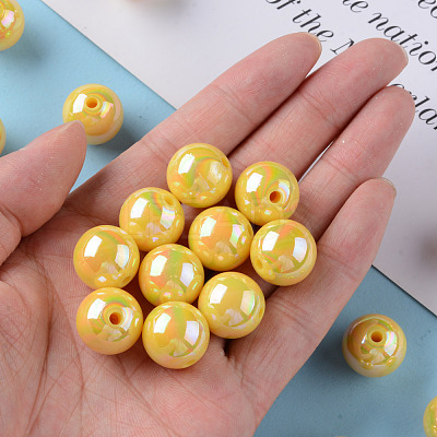 Opaque Acrylic Beads MACR-S370-D16mm-SS2105-1