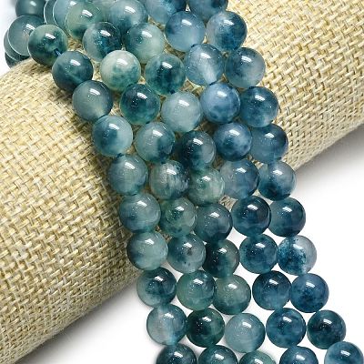Natural Malaysia Jade Beads Strands G-L645-C01-8mm-24-1