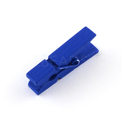 Dyed Wooden Craft Pegs Clips WOOD-R249-013-1