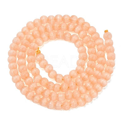 Glass Imitation Cat Eye Beads Strands GLAA-N075-01A-10-1