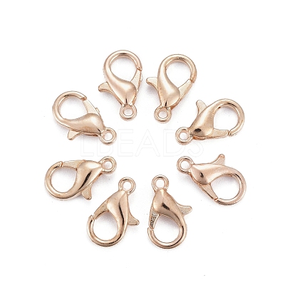 Zinc Alloy Lobster Claw Clasps E102-KCG-1