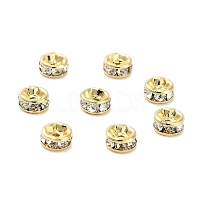 316 Surgical Stainless Steel Rhinestone Spacer Beads X-STAS-L285-001G-02-1-1